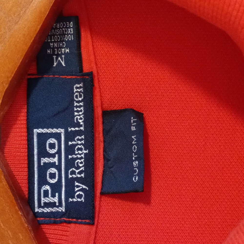 🌞RARE Polo Ralph Lauren🌞 - Red-Orange-Yellow Ombre Big Pony S/S Polo - Picture 4 of 14